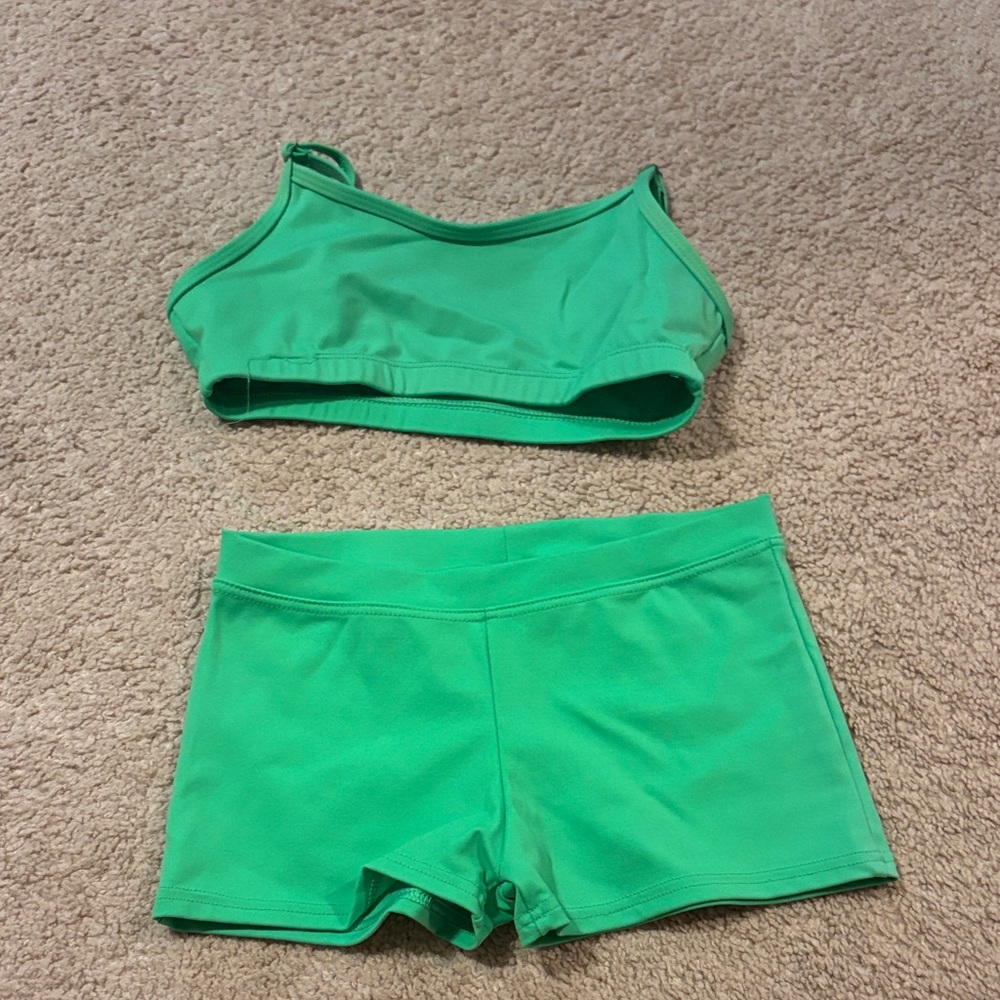 Capezio Two-Piece Athletic Set, Size L